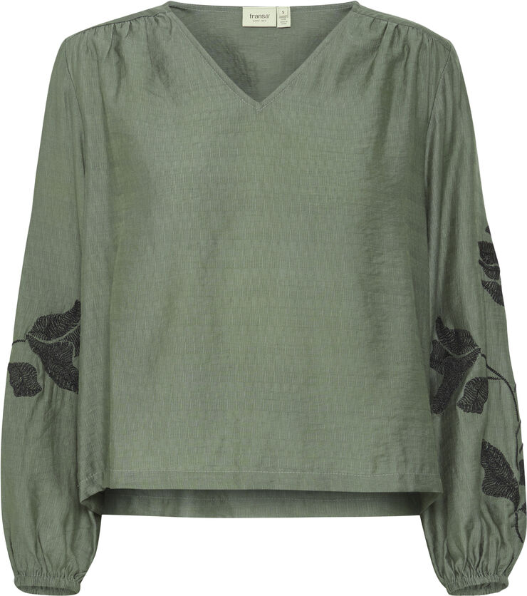 Fransa FRHARBO BL 1 Laurel wreath aop ma24 02g