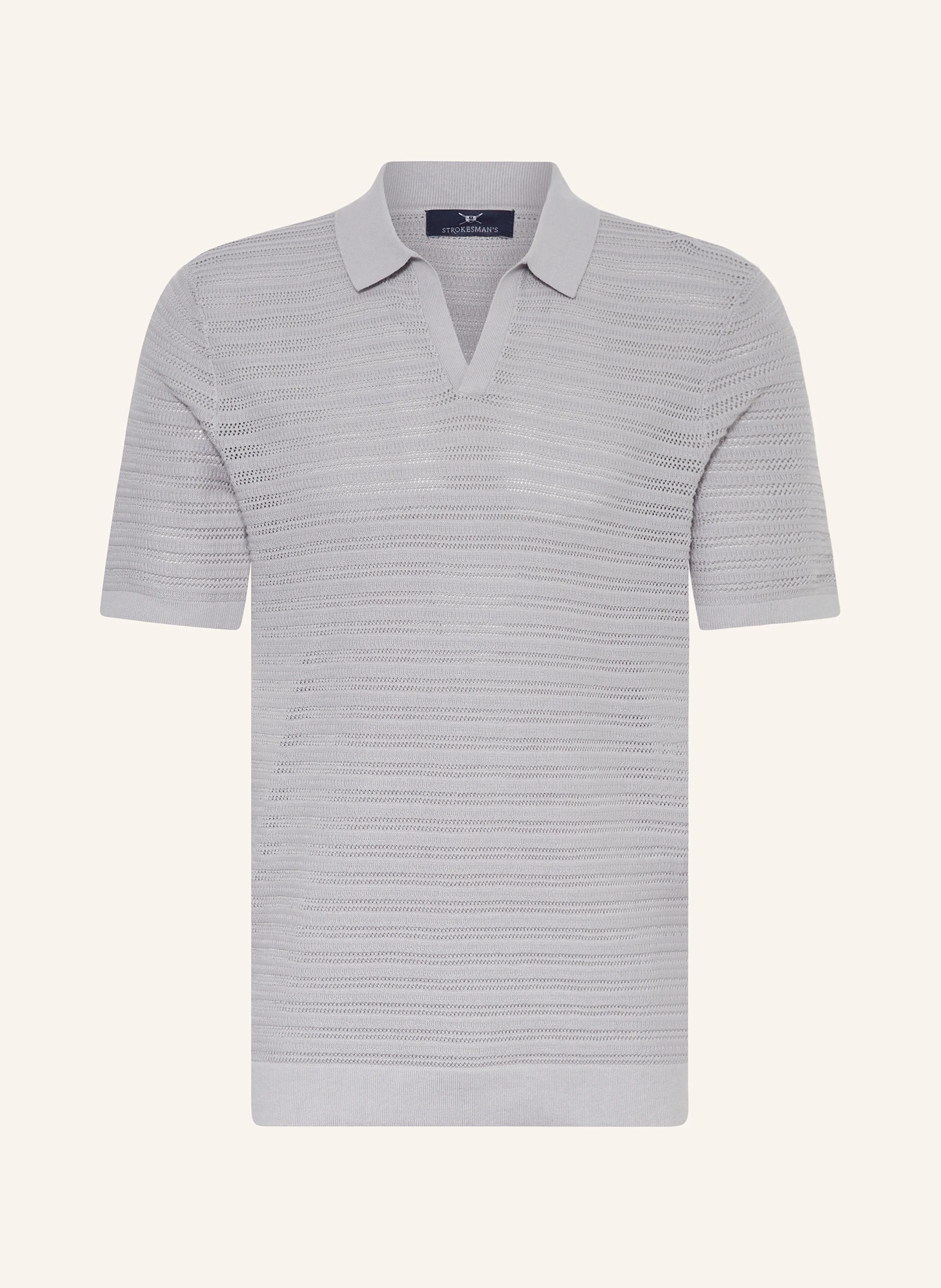 STROKESMAN'S Strick-Poloshirt