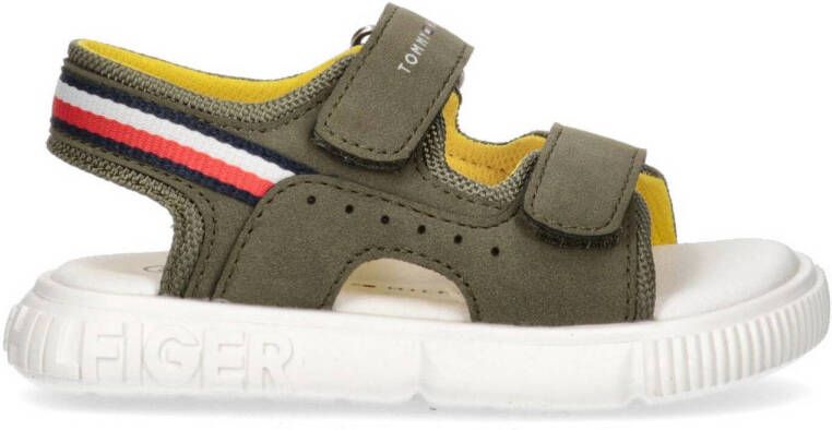 Tommy Hilfiger sandalen groen Jongens Imitatieleer Logo 29