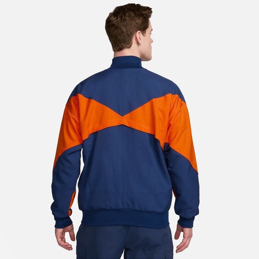 Pays-Bas Veste d'Entraînement Dri-FIT Strike Anthem - Bleu/Orange/Blanc