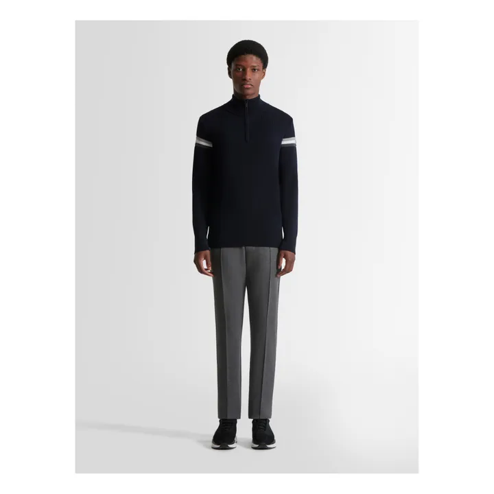 Fusalp Sweat Zippé Wengen  | Bleu marine