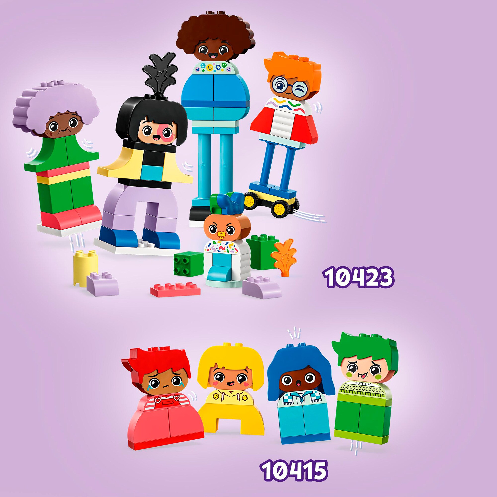 LEGO Konstruktionsspielzeug DUPLO Große Gefühle