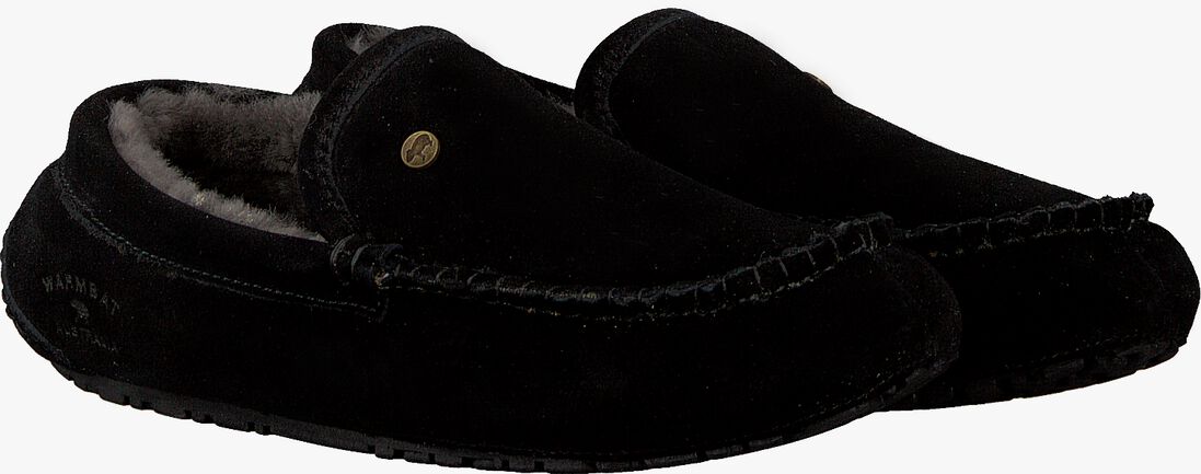 WARMBAT zwarte warmbat pantoffels earlwood