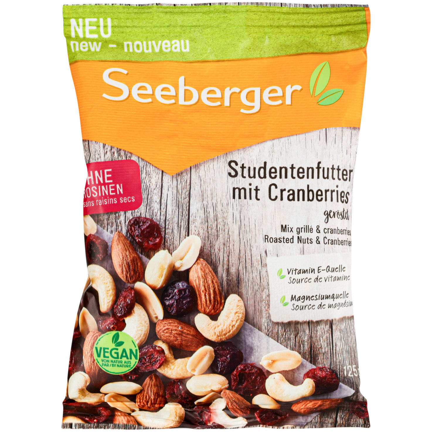 Seeberger Studentenfutter Cranberry