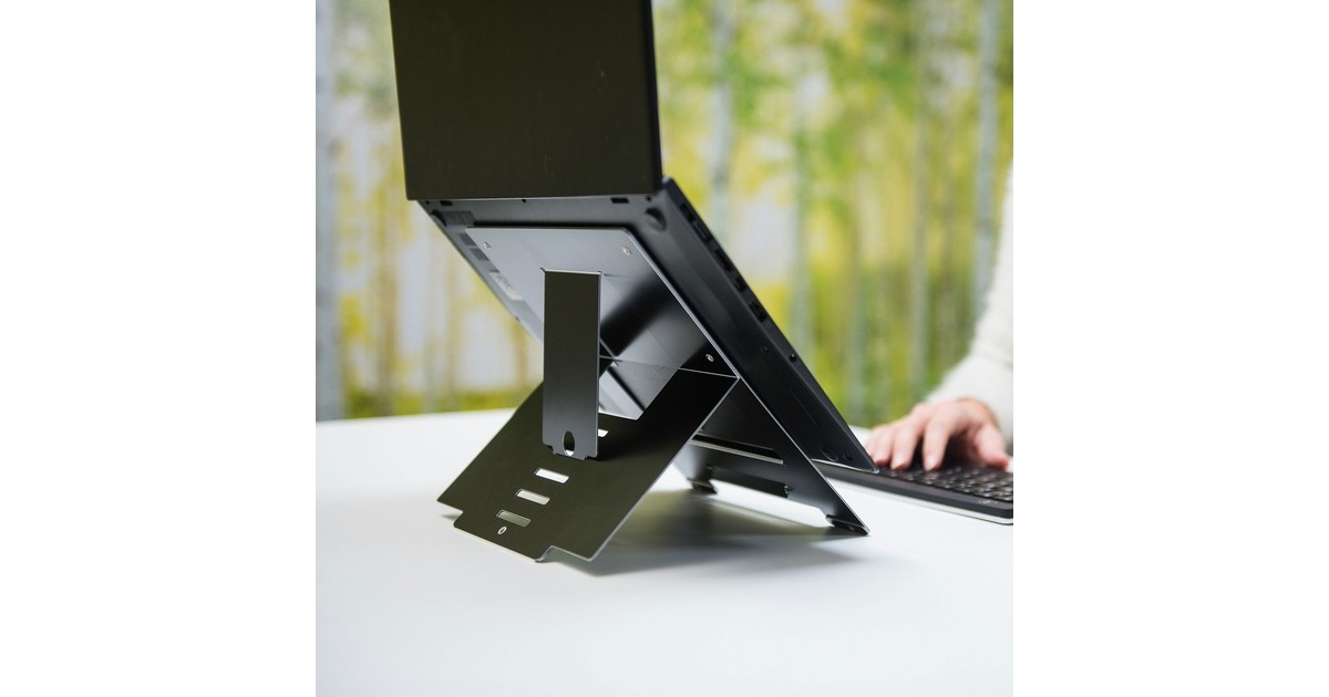 R-Go ToolsRiser Flexibel Laptopstandaard  (Zwart)
