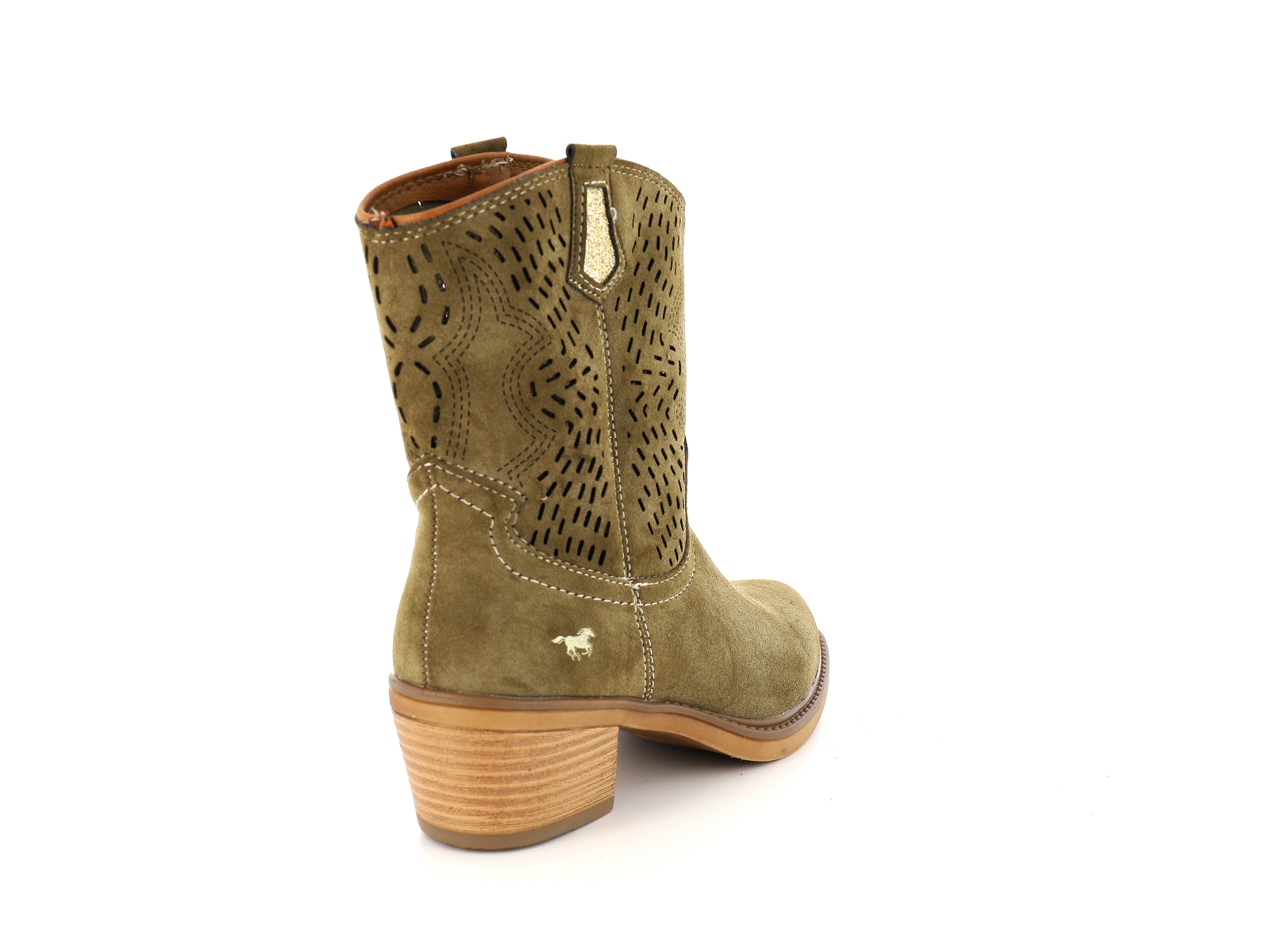 Mustang-1478 506 Cuir Kaki