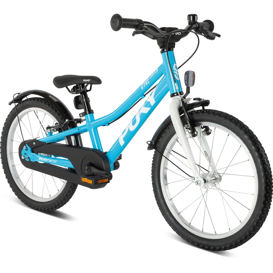 PUKY® Kinderfahrrad CYKE 18 Freilauf, freshbluewhite