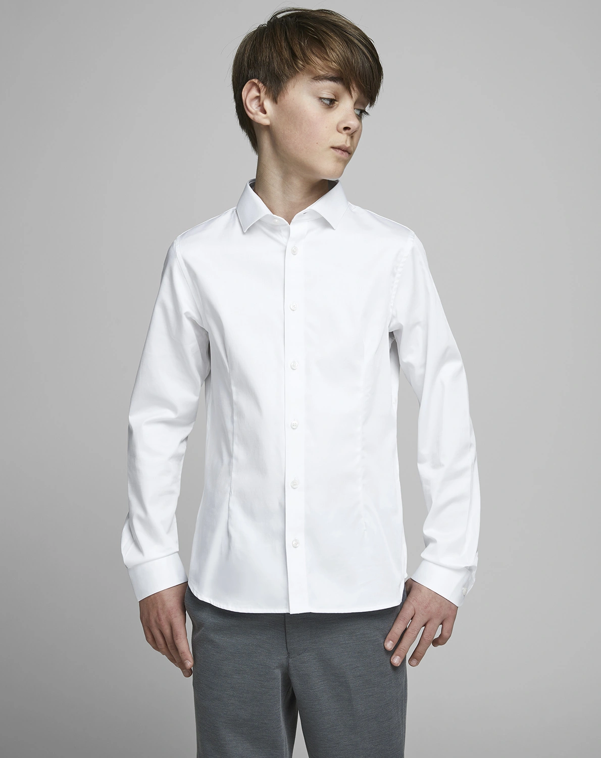Langarm-Hemd ARMA in white