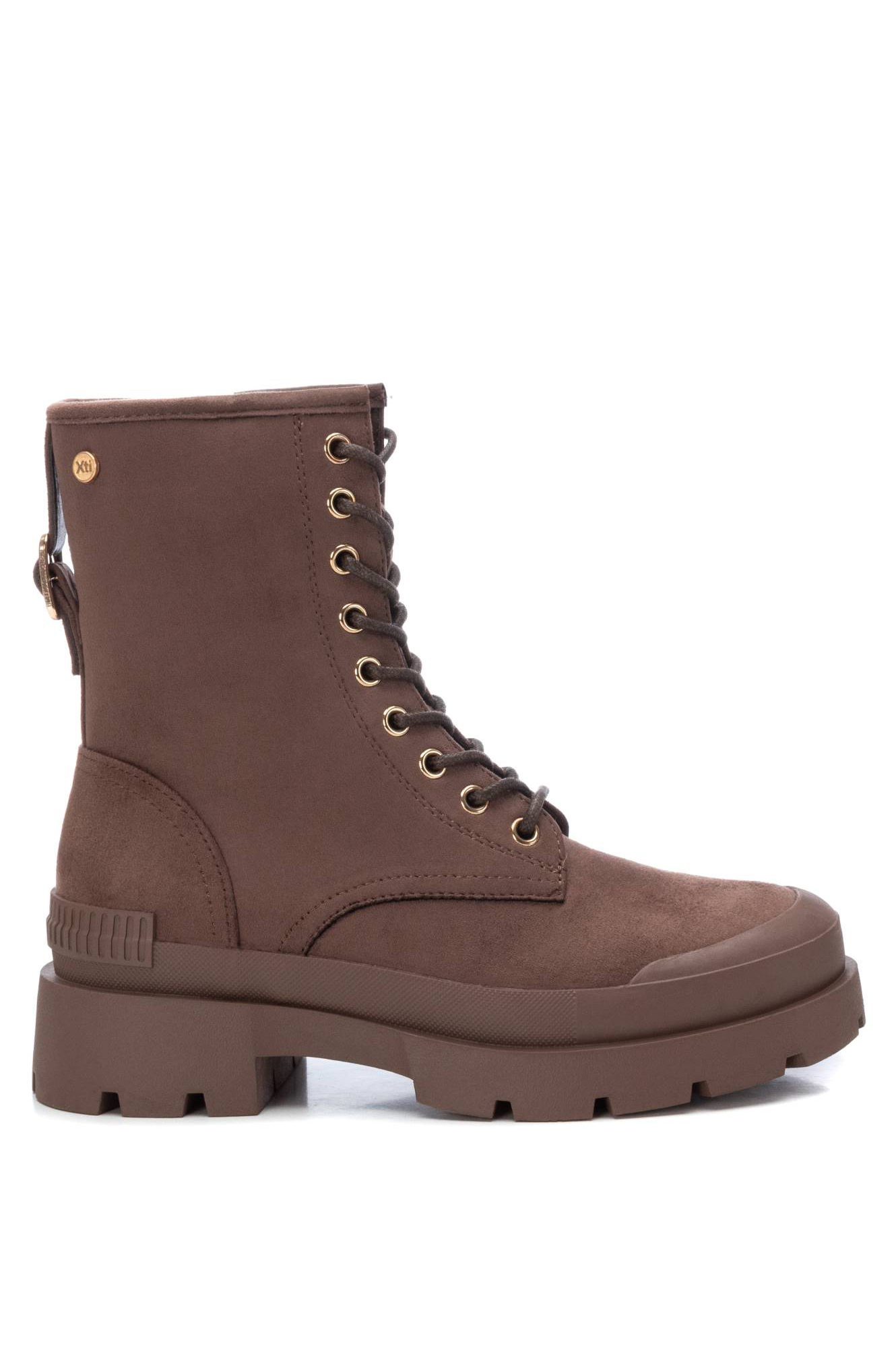 Botas de camurça femininas até o tornozelo
