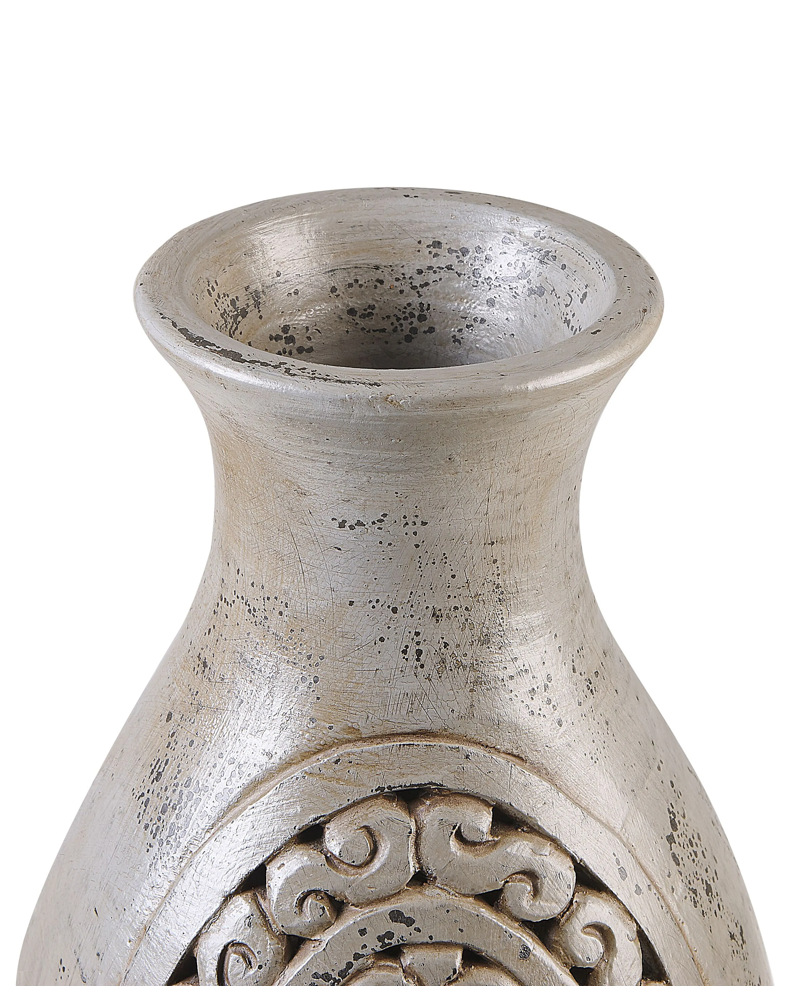 Decoratieve vaas MEGARA Keramiek 51 cm Grijs