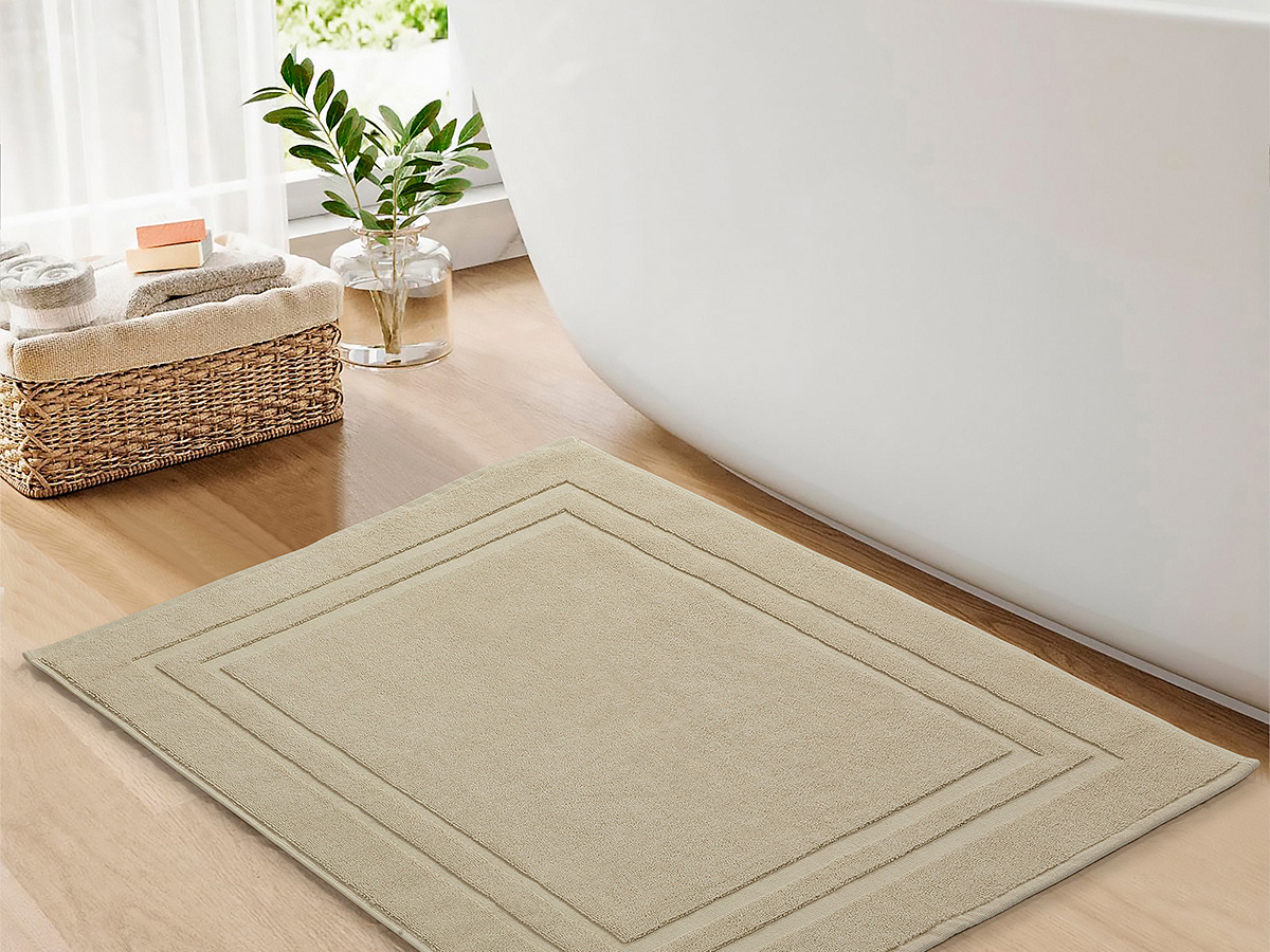 DoubleDry Hotel 50 x 80 cm badmat - taupe