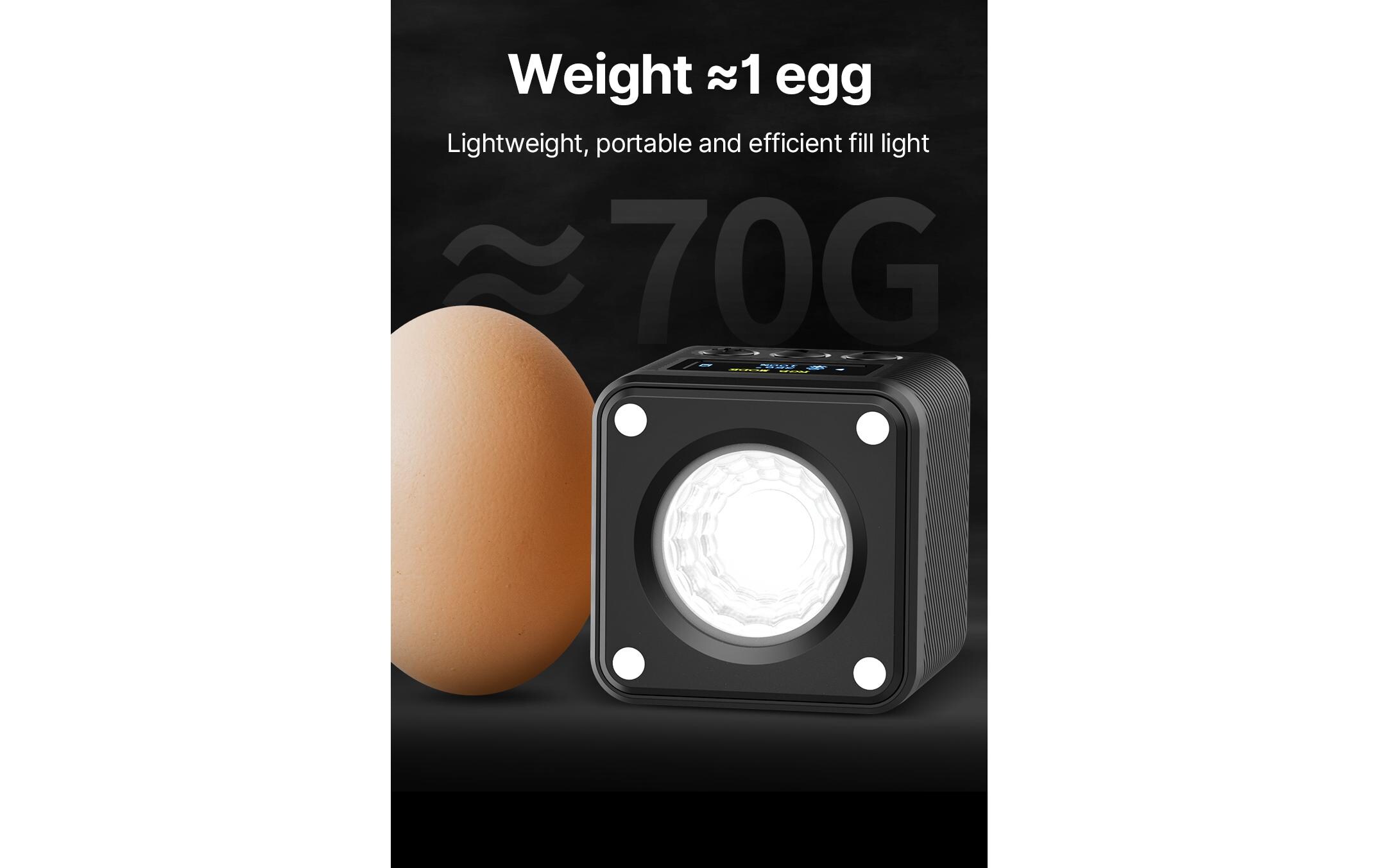 Videoleuchte L2 RGBMagnetischer Lichtwürfel für Content-Creators und Vlogger