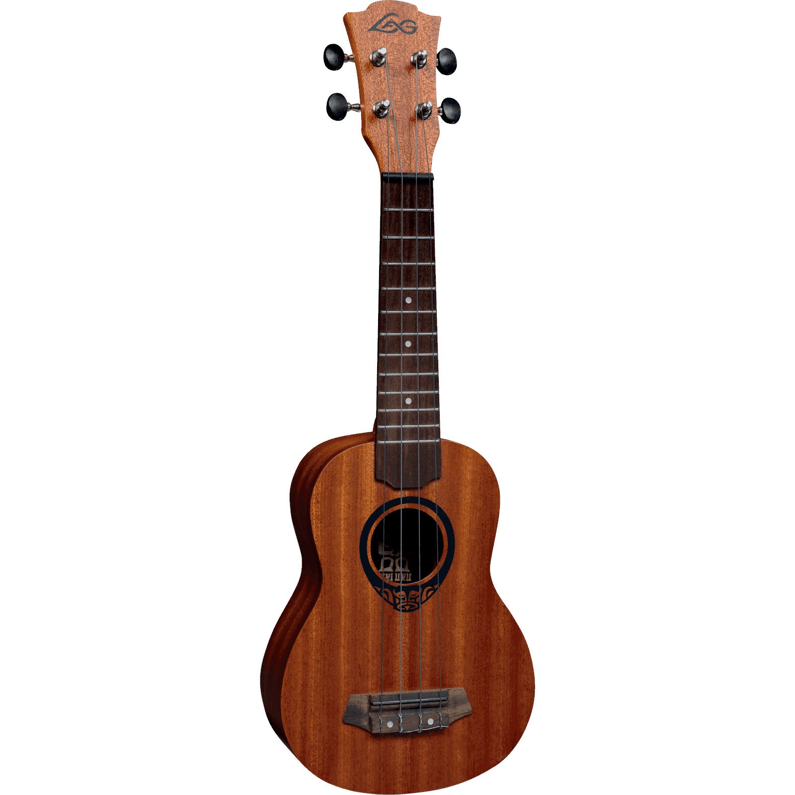 LAG Guitars Tiki Uku 8 TKU8S sopraan ukelele met gigbag