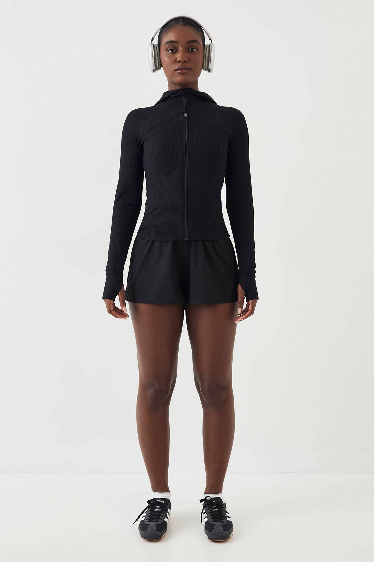 Veste de Sport à Casynthétiqueche DSGN Studio Ultra Sculpt Côtelée avec Fermeture Éclair