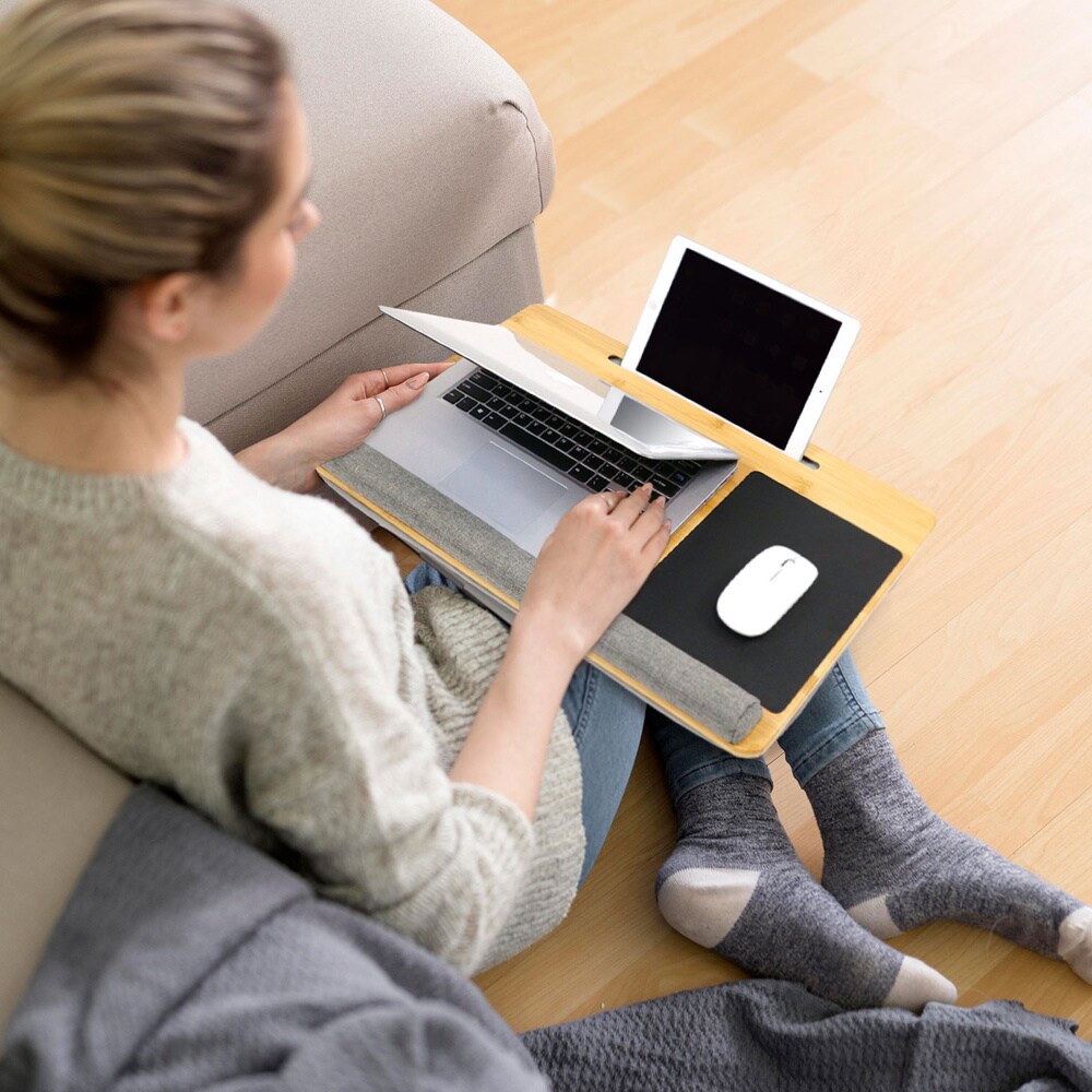 Laptopunterlage COMFILAP Bambus, Stoff hjh OFFICE