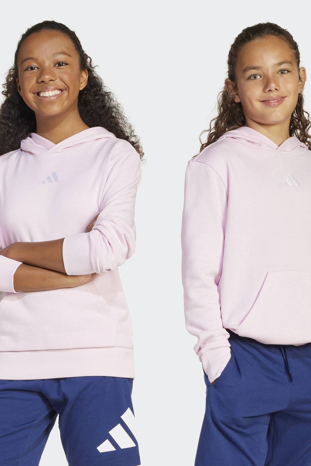 adidas hoodie lichtroze
