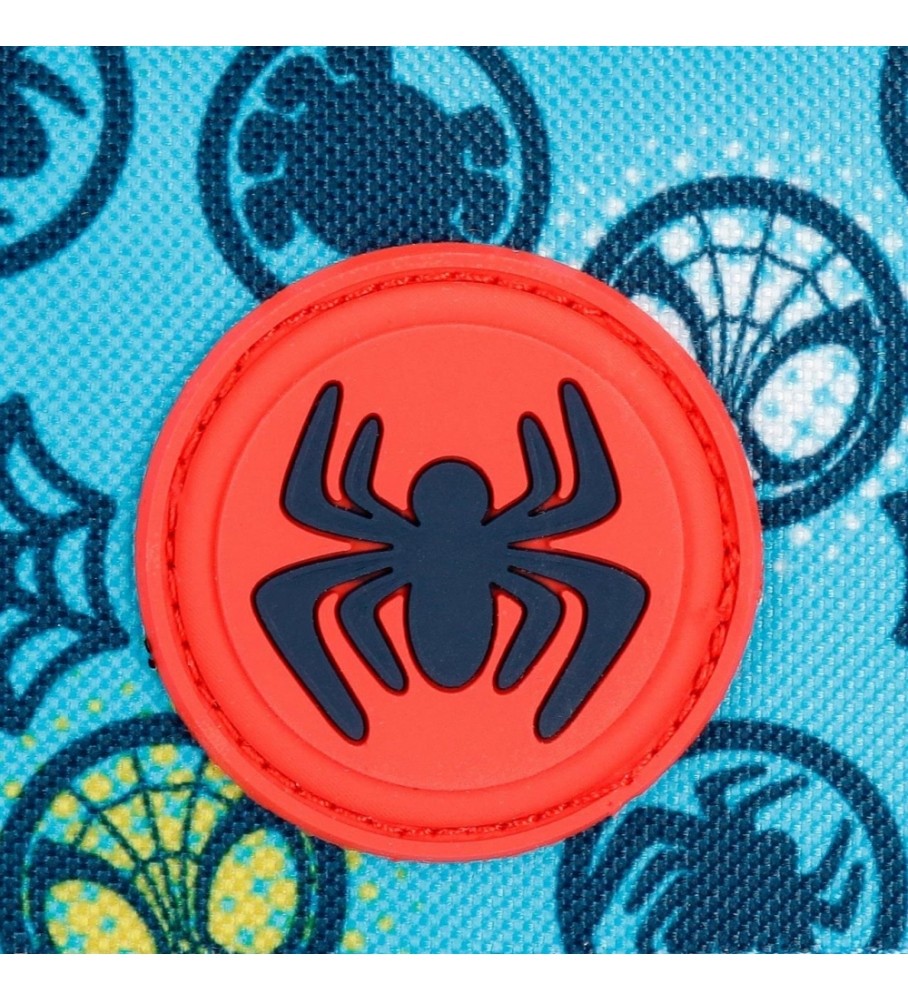 Estojo para lápis Joumma Bags Spidey Team com três compartimentos, azul