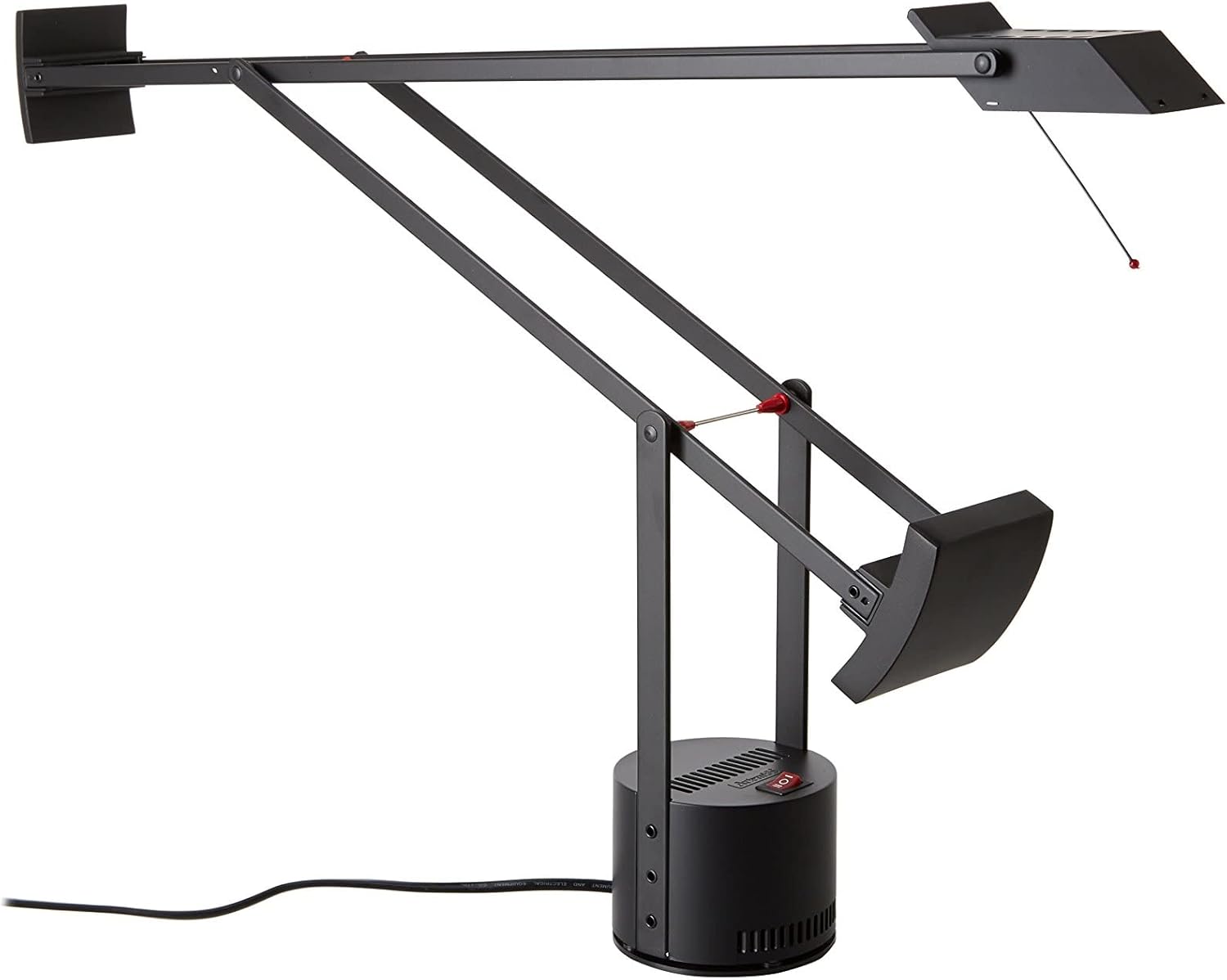 Artemide Tizio Leuchte 35 schwarz, Höhe max 100 Länge 65 cm