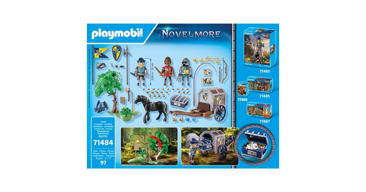 PLAYMOBILNovelmore - Overval op transportwagen Constructiespeelgoed  (71484)