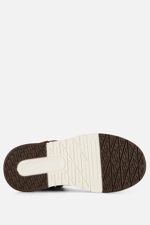 Muyters Sneakers rood Imitatieleer