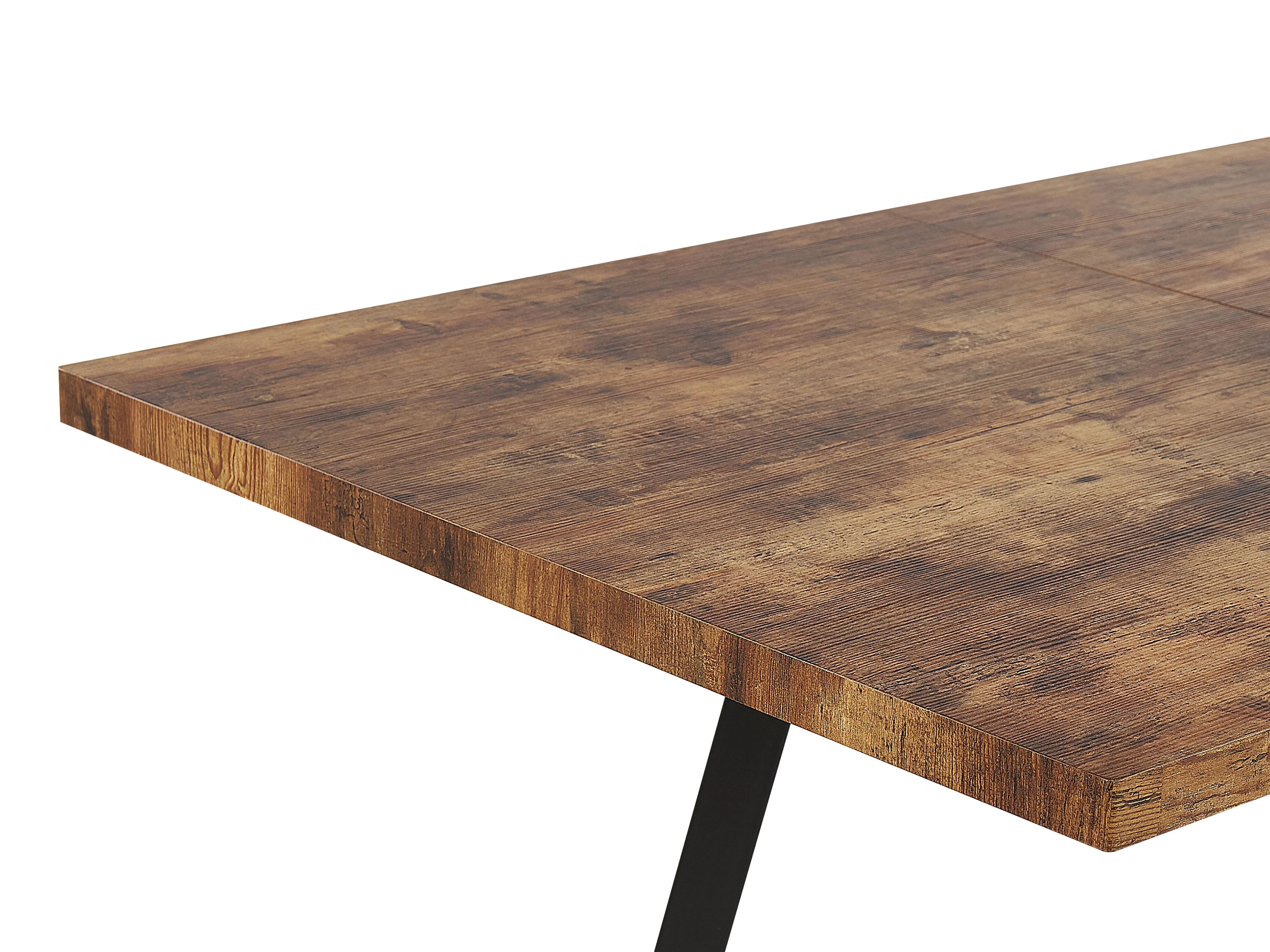 Eettafel uitschuifbaar HARLOW Donkerbruin 90 cm 140/180 cm