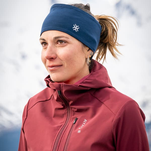 Bonnet Bandeau ski de randonnée AYAQ MANDRONE HEADBAND BLUE SLATE