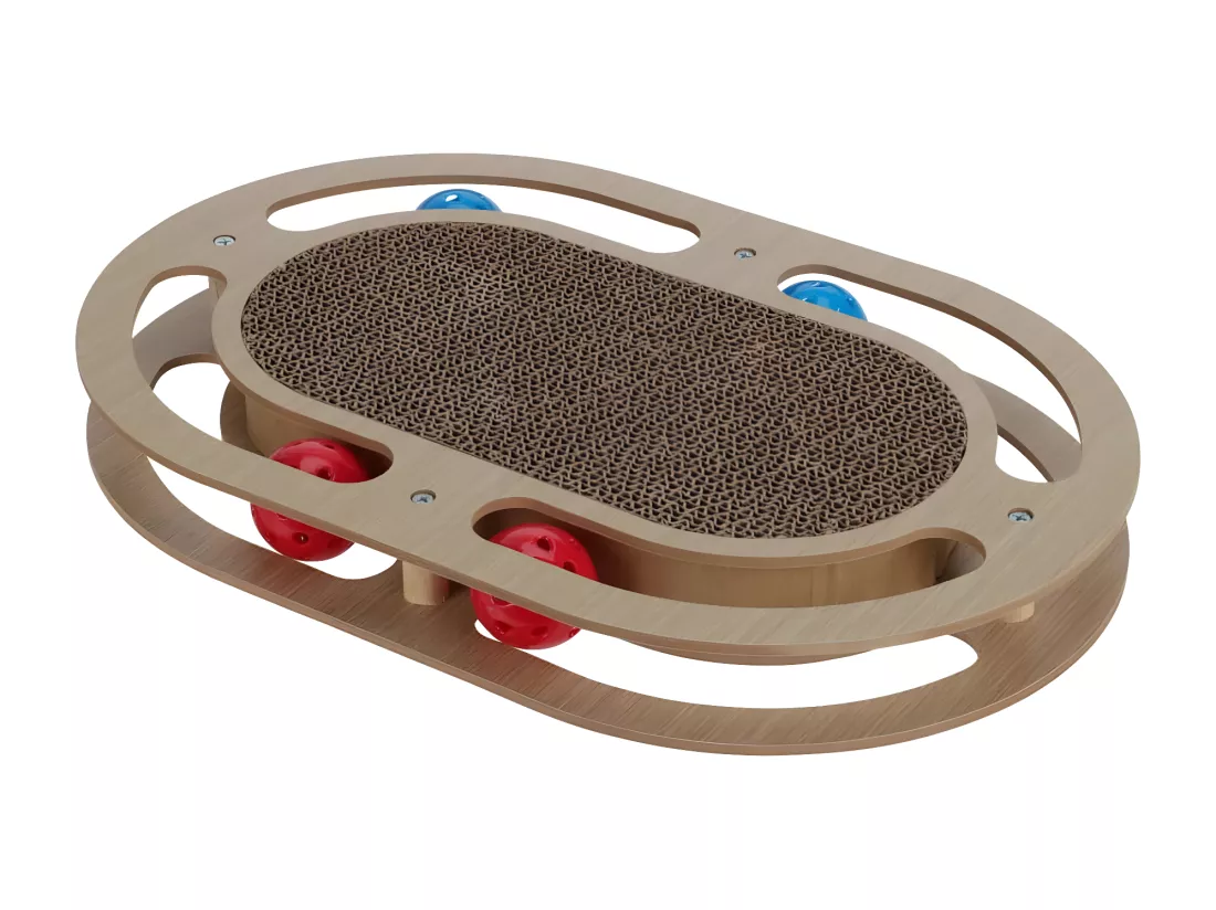 Tapis à gratter pour chat naturel 41,5x27x5 cm