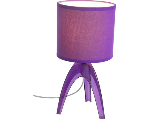 Tafellamp, 1-lichts, H 27 cm, Ufolino paars