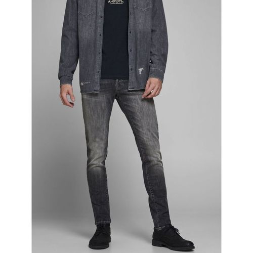 Jack & Jones - 12175890 GLEEN-BLACK DENIM Negro