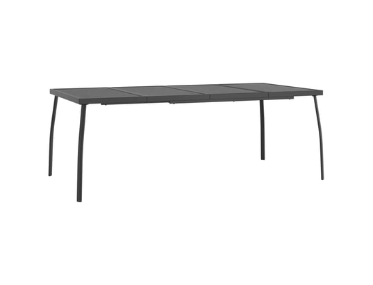 LES TENDANCES - Ensemble table et chaises de jardin-gris-8 places-459188