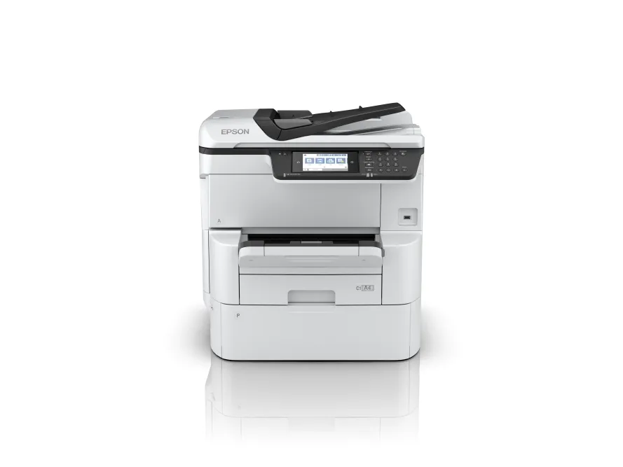 Epson WorkForce Pro WF-C878RDWF - Multifunktionsprinter - farve - blækprinter - A3 (297 x 420 mm) (original) - A3 (medie) - op til 22 spm (kopiering) - op til 24 spm (udskriver) - 335 ark - 33.6 Kbps - Gigabit LAN, Wi-Fi(n), USB 3.0, USB 2.0 vært