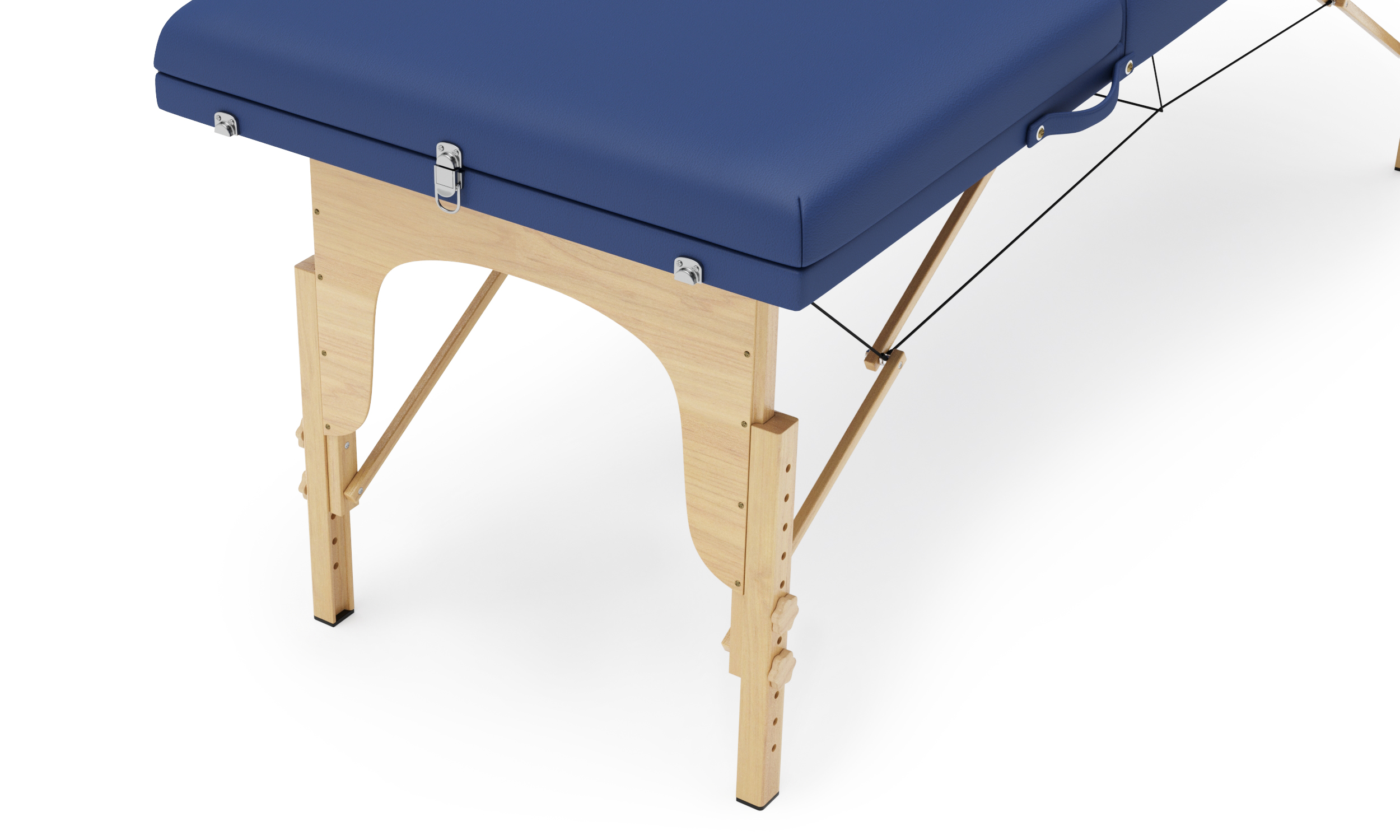 Massageliege 3-Zonen blau