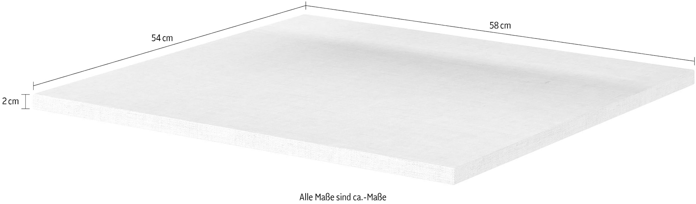 Home affaire Einlegeboden »Eastvale, Einlegeboden Zubehör Breite 58 cm« Zubehör für Schiebetürenschränke Eastvale 3-er Set