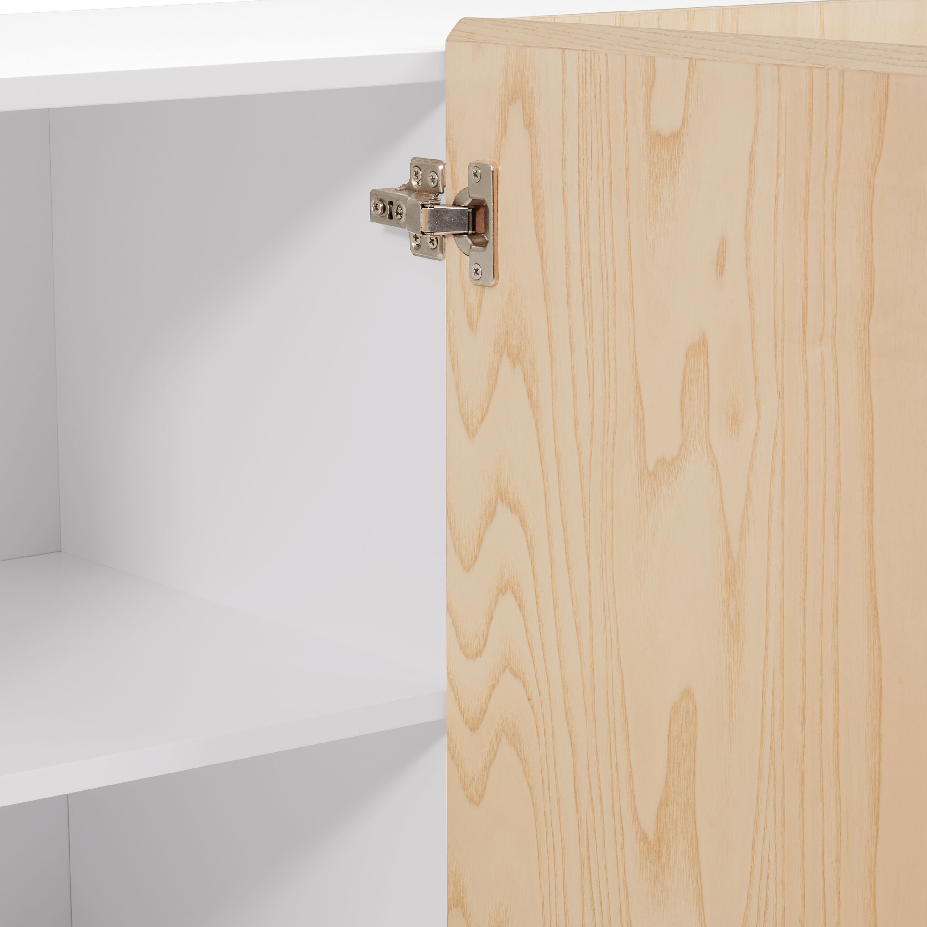 LIAN Sideboard 160x45x83cm - Weiss / B: 160.0 cm x T: 45.0 cm x H: 83.0 cm