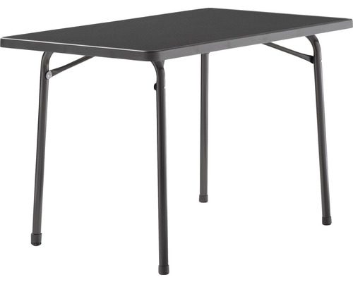 Sieger Mecalit tuintafel met U-frame, 115 x 70 x 72 cm, antraciet
