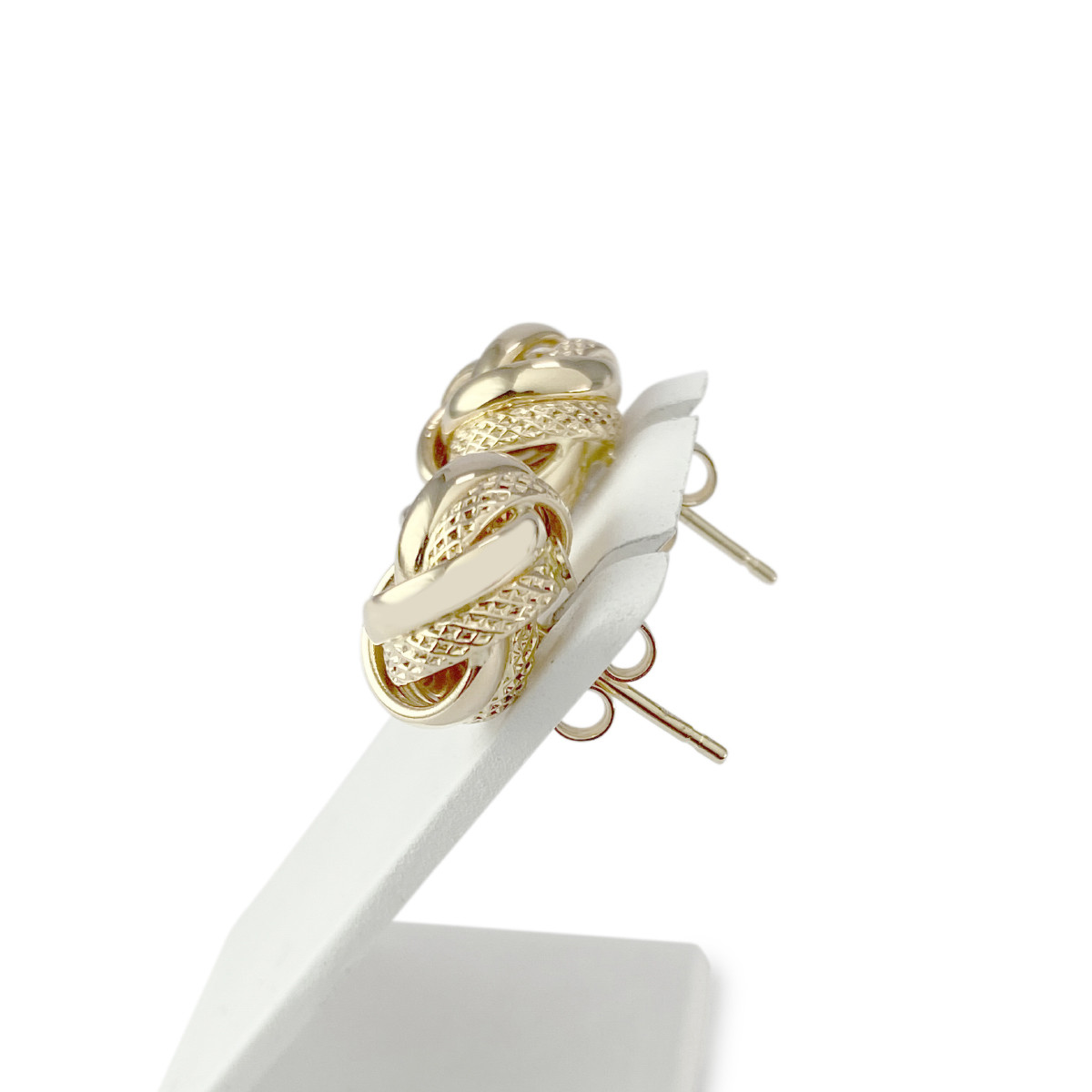 Boucles d'oreilles d'occasion or 750 jaune