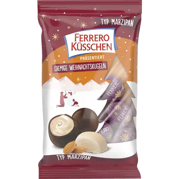 Cremige Weihnachtskugeln Marzipan