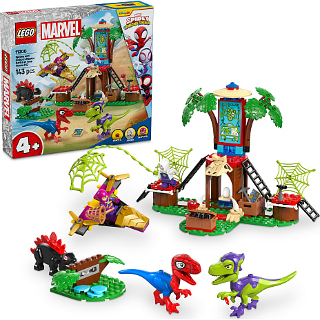 LEGO Marvel Spidey og Gobbys raptorkamp ved hovedkvarteret 11200