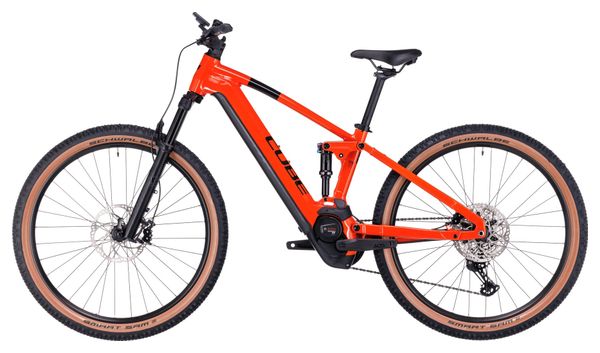 VTT Électrique Tout-Suspendu Cube Stereo Hybrid 120 Race 750 Shimano Deore XT 12V 750 Wh 29'' Orange Spark