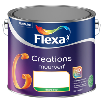 Flexa Creations muurverf extra mat 2,5 liter