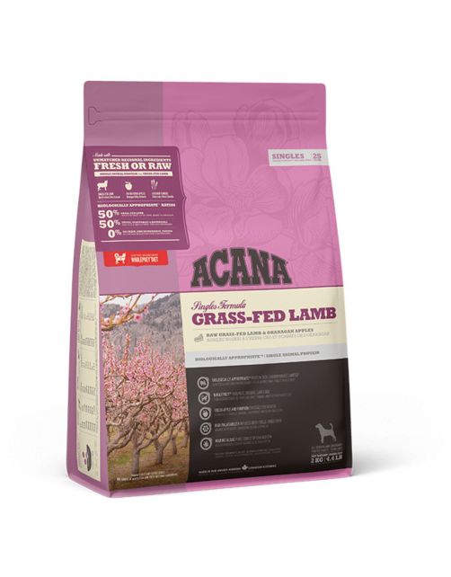 Acana Singles Grass-Fed Lamb Lam&Appel - Hondenvoer