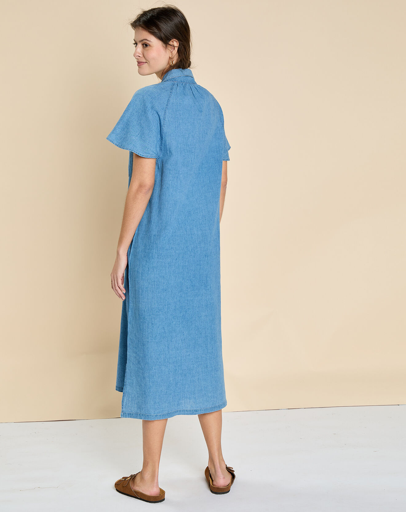 Harris Wilson Robe en Lin & Coton Eymaelle denim
