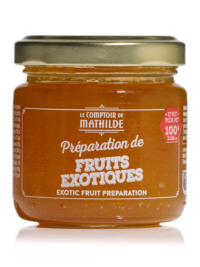 Le Comptoir de Mathilde Marmalade Geschenkset aus Orangen-Clementinen-Marmelade, Weihnachtsmarmelade und exotische Fruchtzubereitung, 3-teilig, 300 g