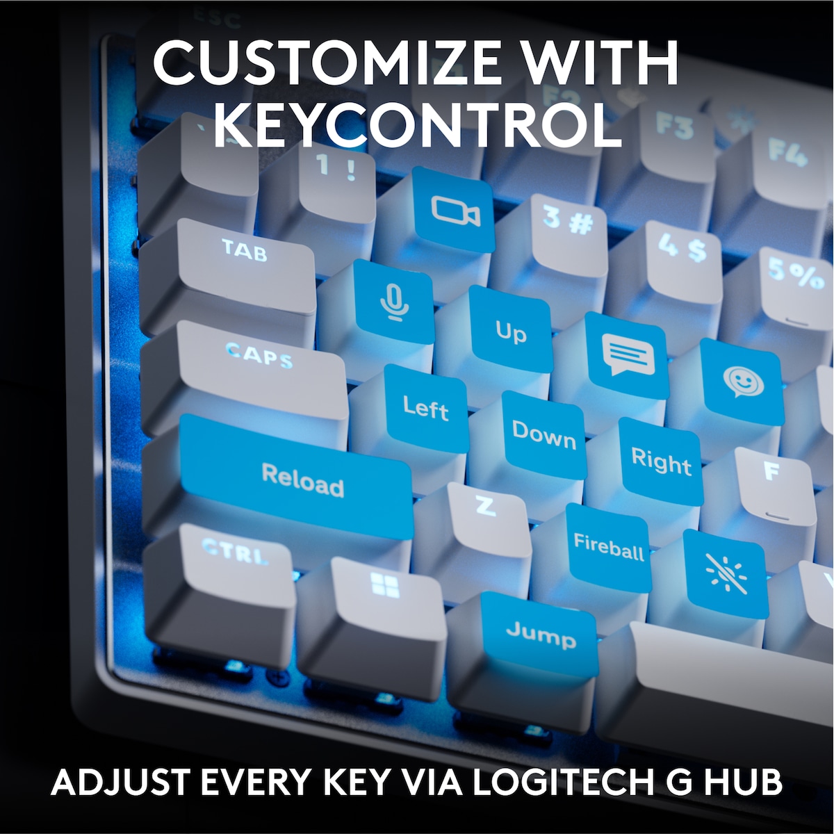 Logitech G - Pro X TKL Rapid Trigger gamingtastatur (hvit)