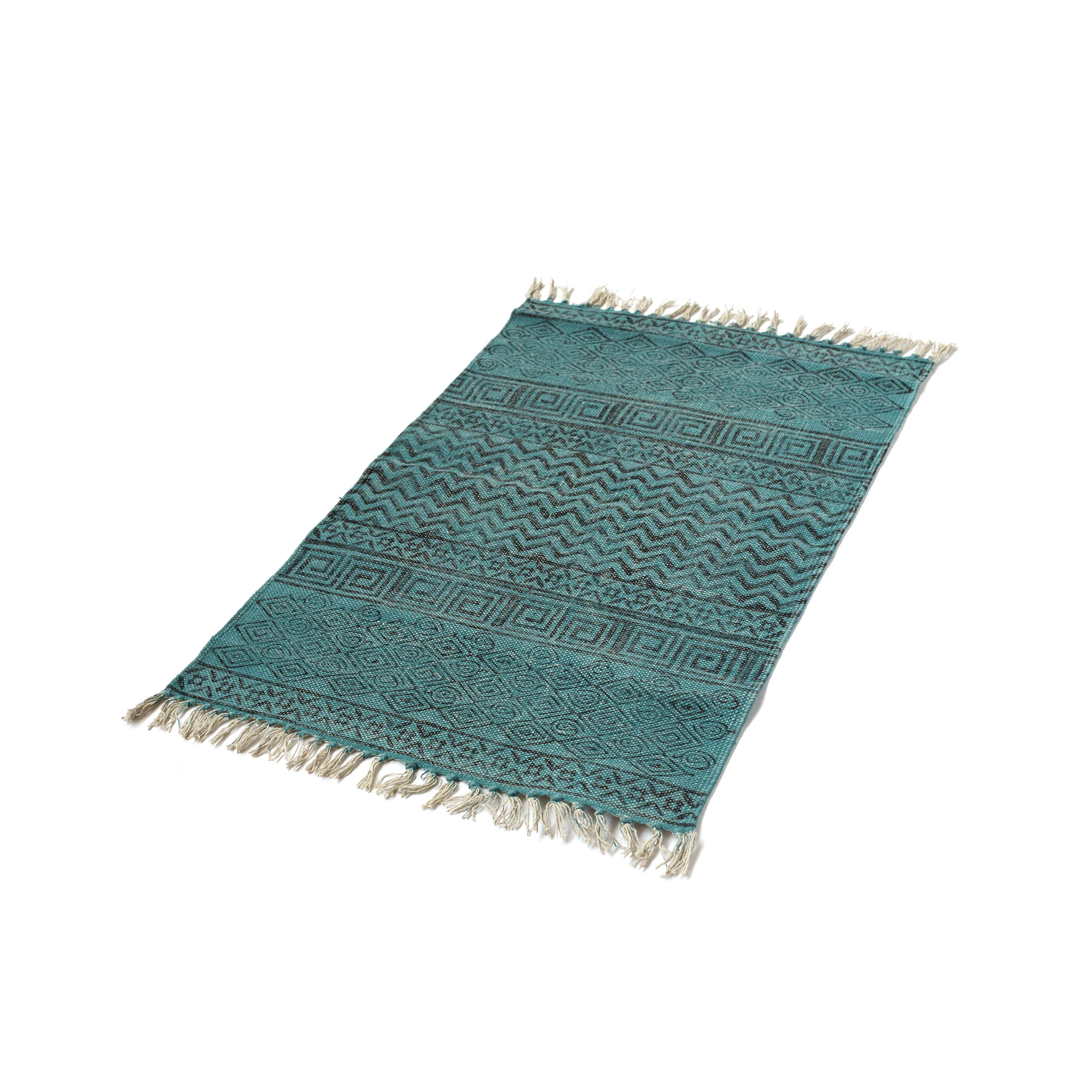 Mini-Rug 'Anika', handbedruckt, B 90 cm, L 60 cm von fischer's lagerhaus