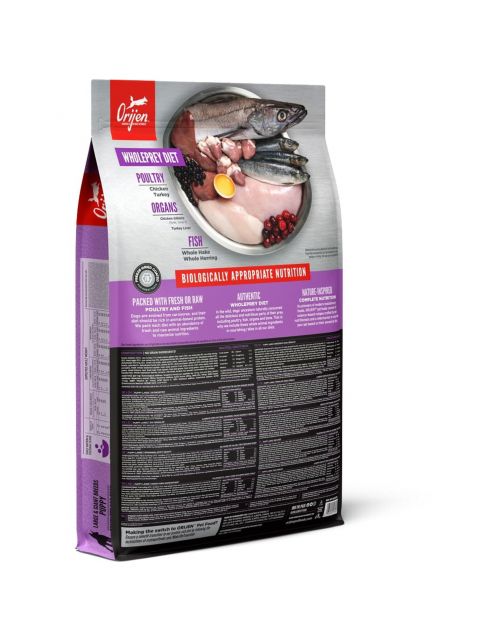 Orijen Whole Prey Puppy Large Breed Kip&Kalkoen - Hondenvoer