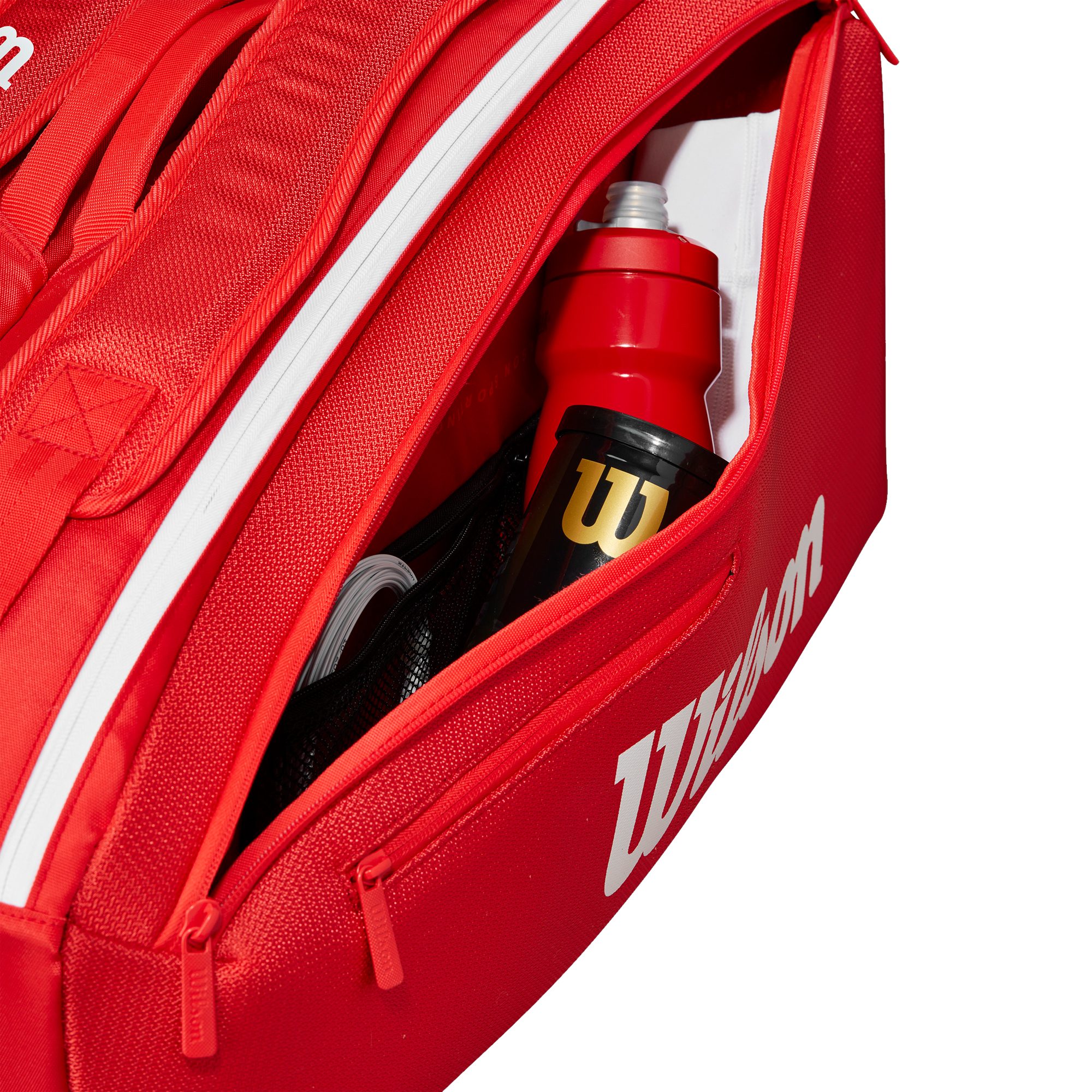 Wilson Super Tour Red 9 Pack Tennistasche rot