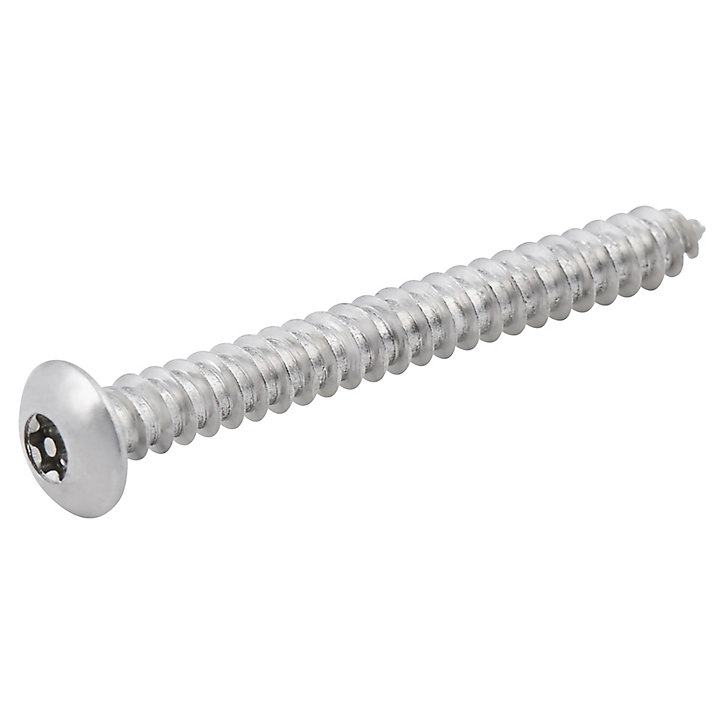 Vis de sécurité en acier inoxydable A2, 4,2x40 mm - 25 pièces