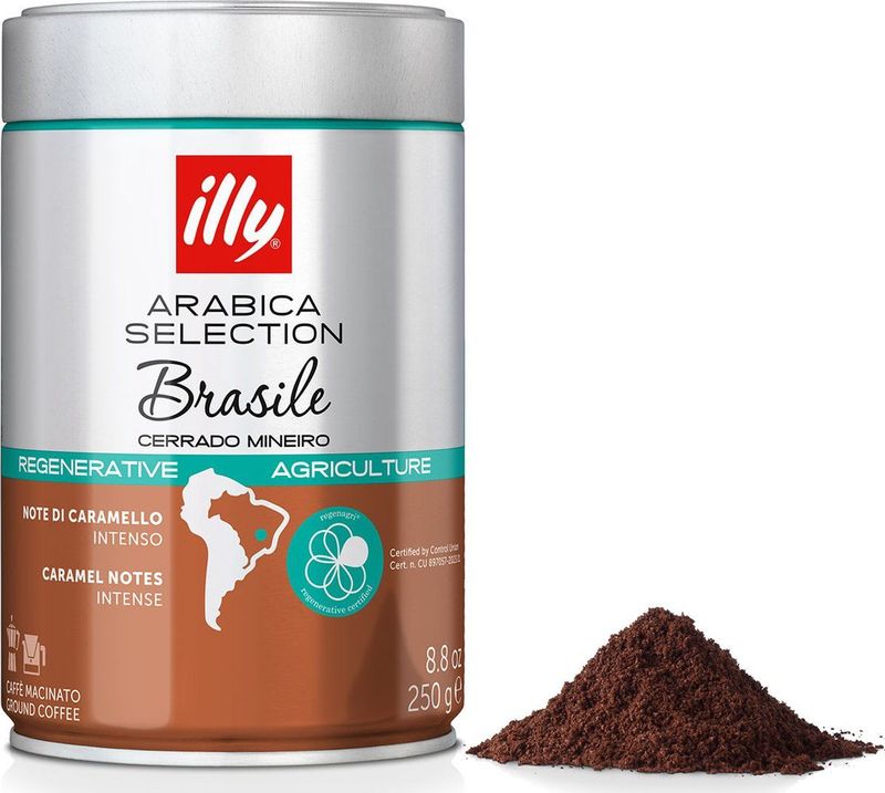 illy - Gemalen Koffie - Arabica Selection - Brazil Cerrado Mineiro - 250 Gram