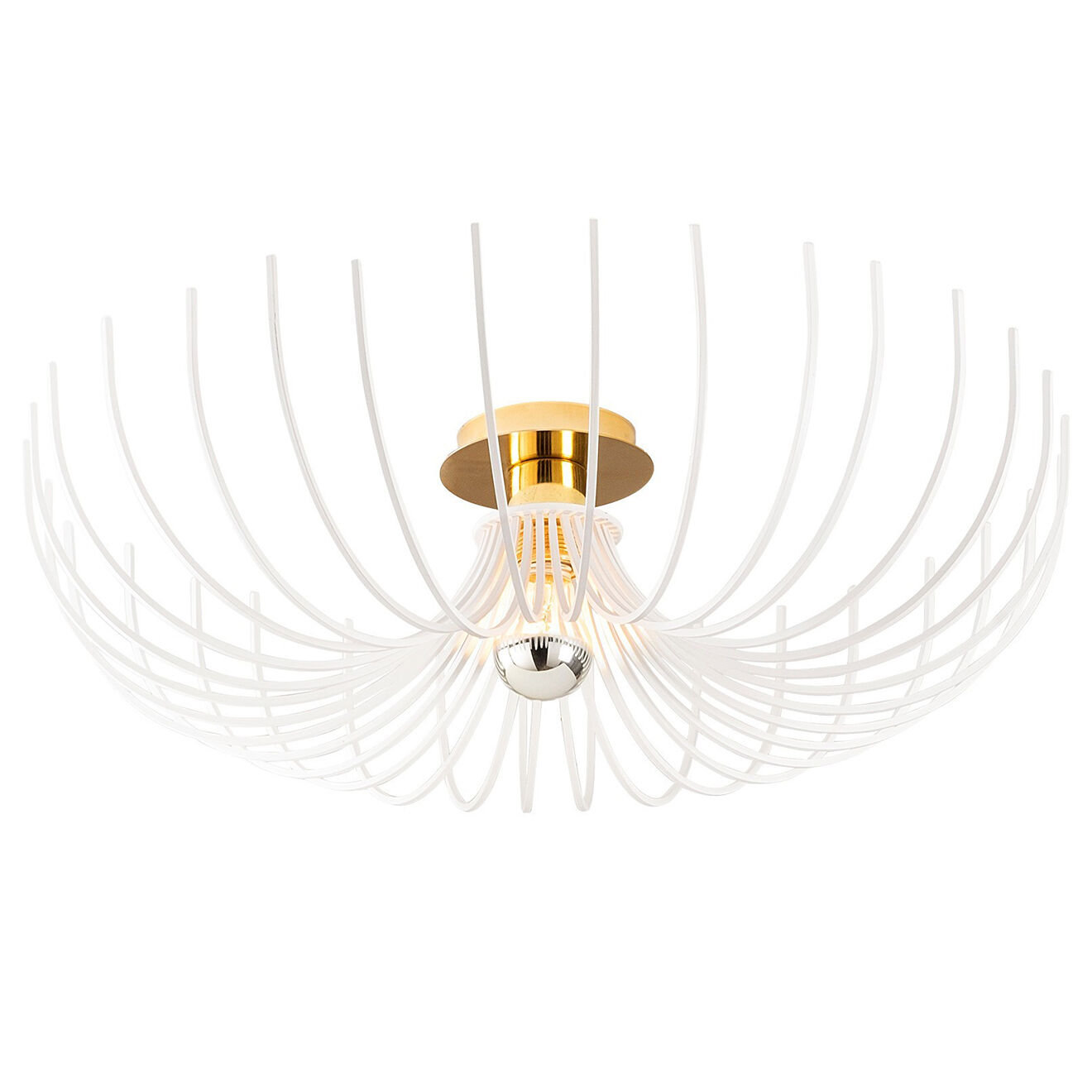 Opviq Plafonnier Aspendos blanc - 56x16 cm